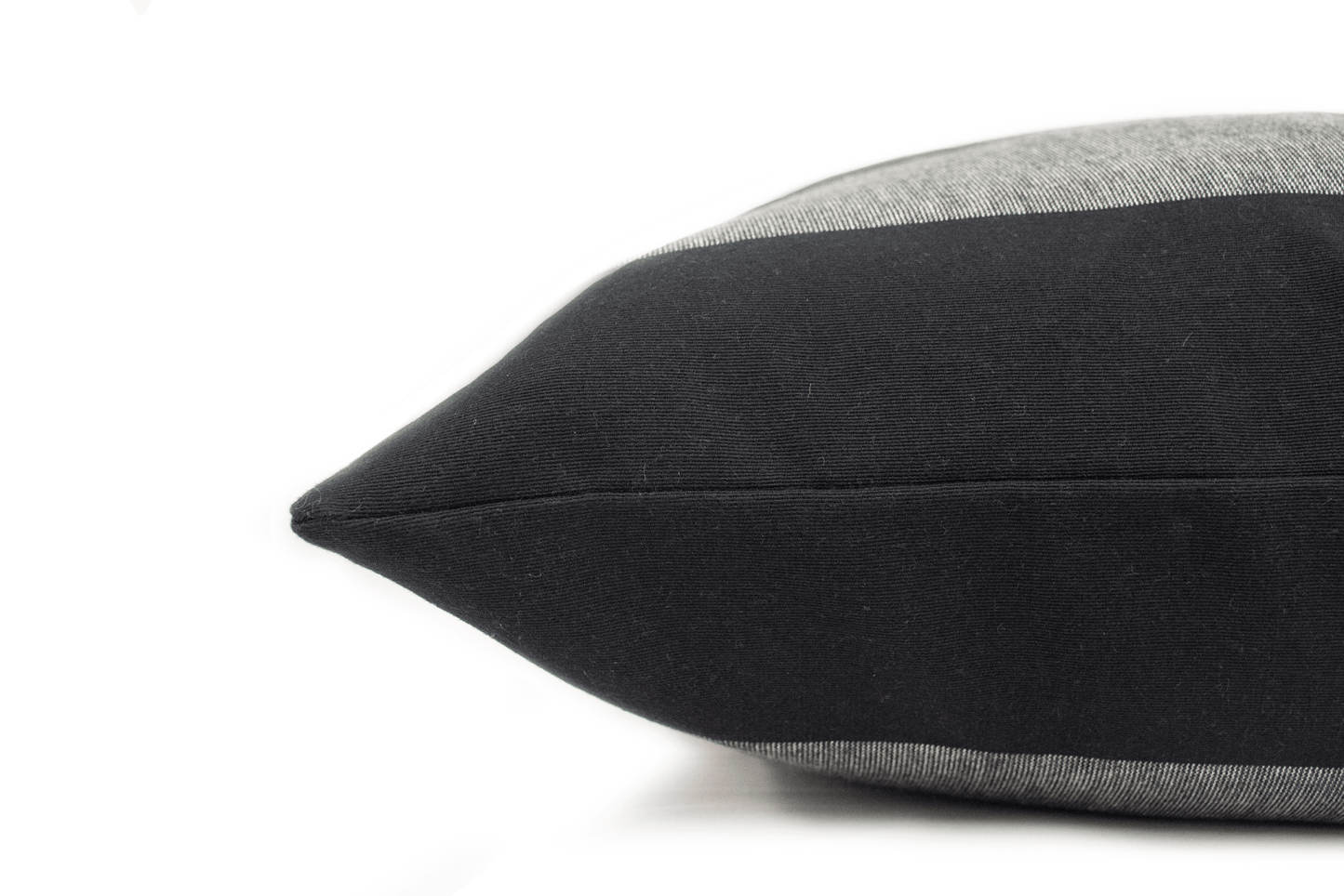 Coal Stripe Cushion Cover