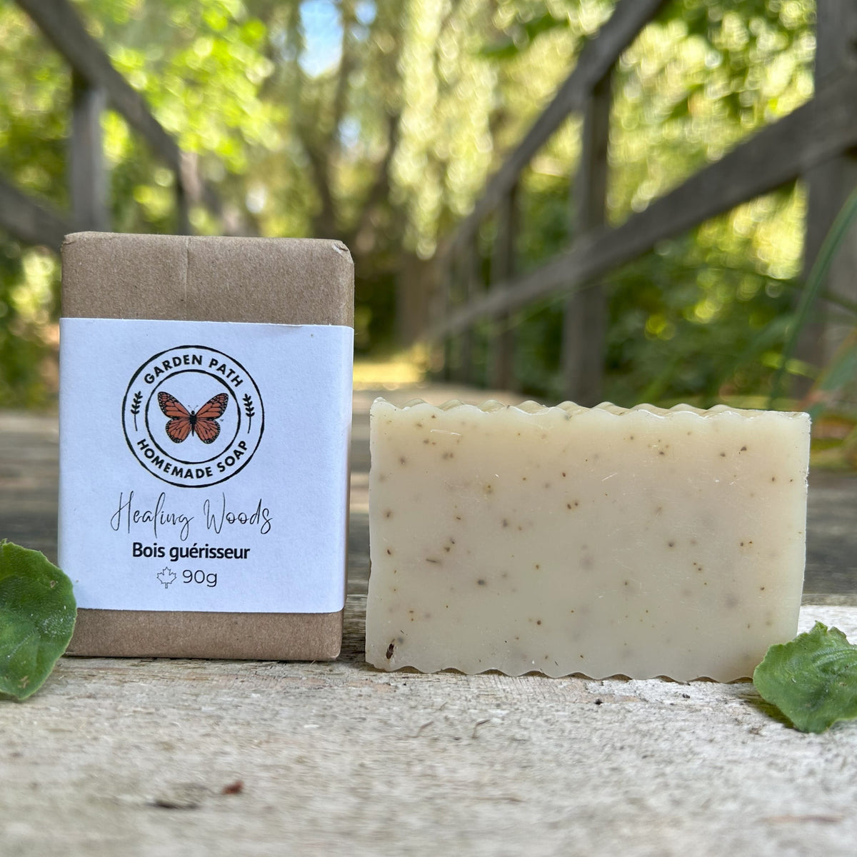 Healing Woods Bar Soap 100% Natural Essential Oil & Ingredients Outdoor & Camping Bar