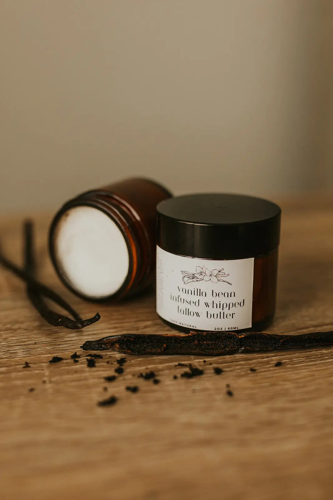 Vanilla Bean Infused Whipped Tallow Butter