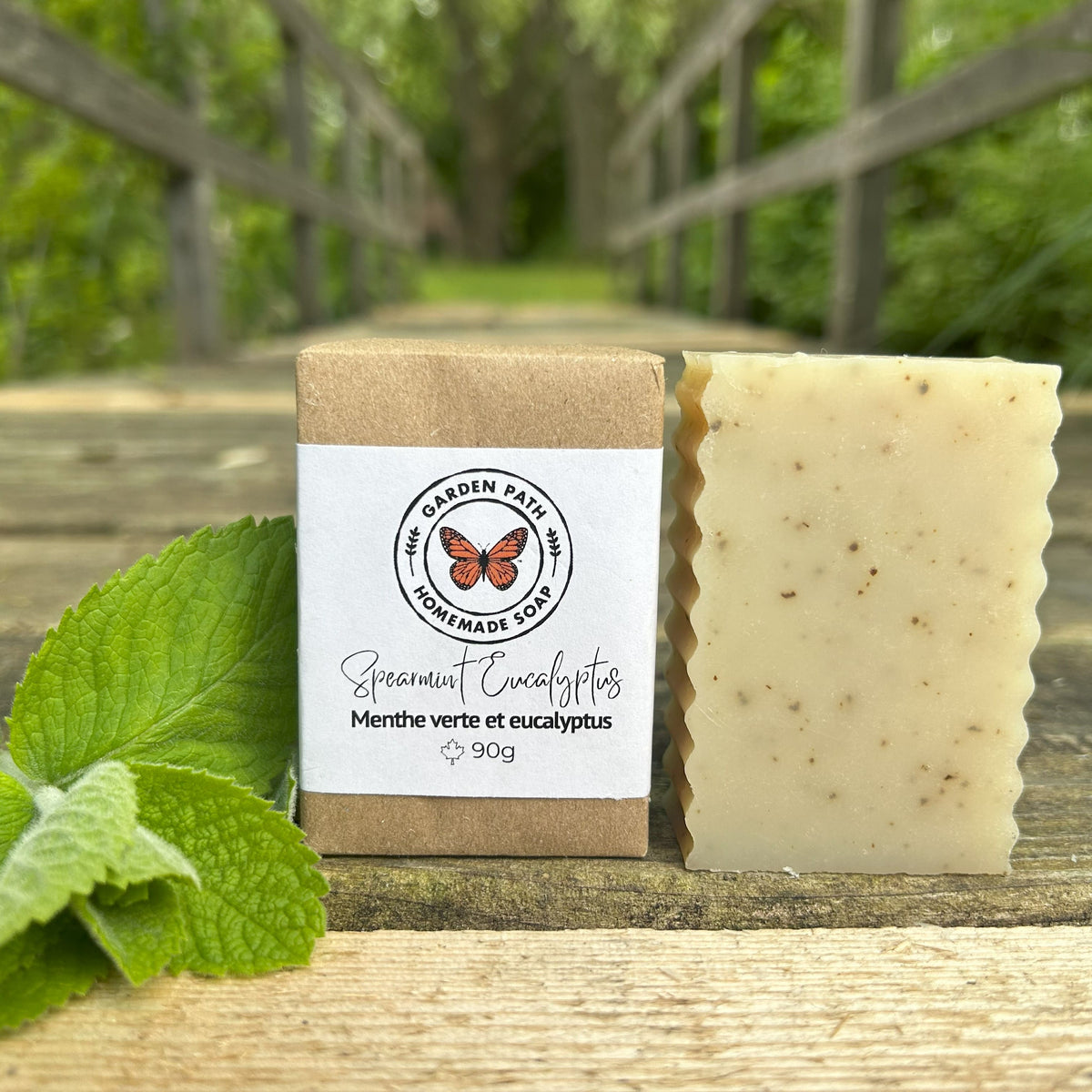 Spearmint Eucalyptus Bar Soap 100% Natural Essential Oils & Ingredients