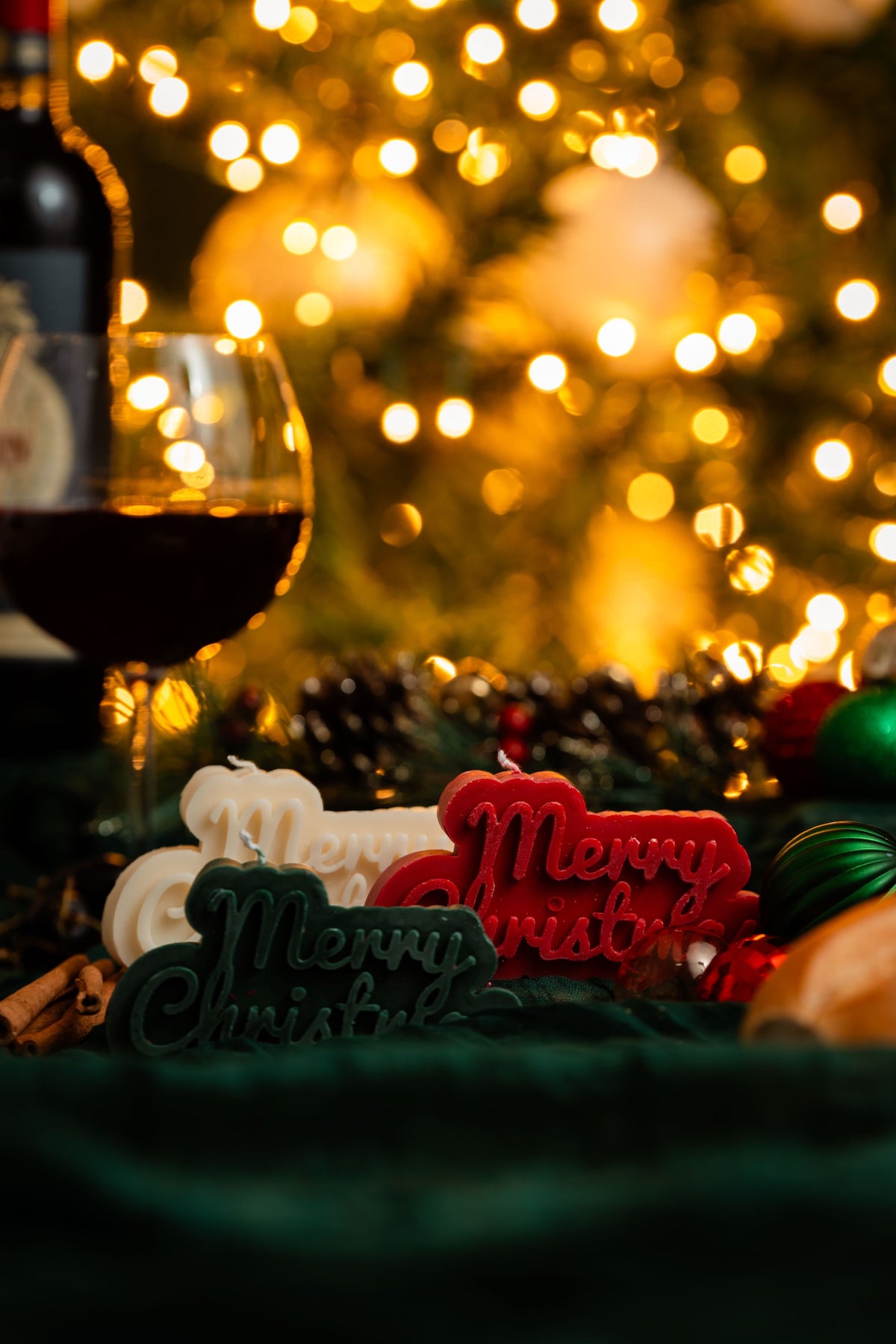 Merry Christmas Candle
