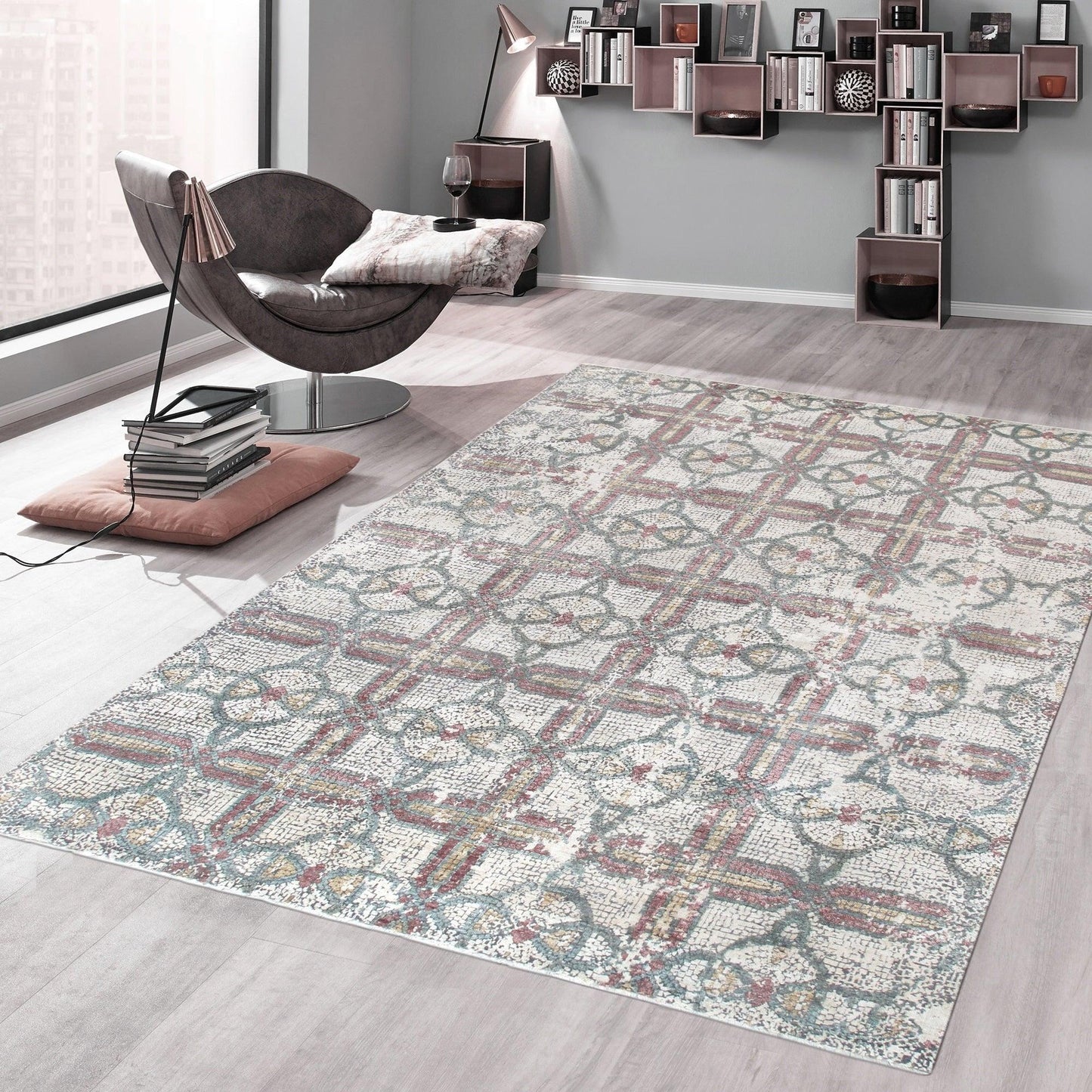 Canvello Modern Bedroom Area Rugs - 8' X 9'10"-3