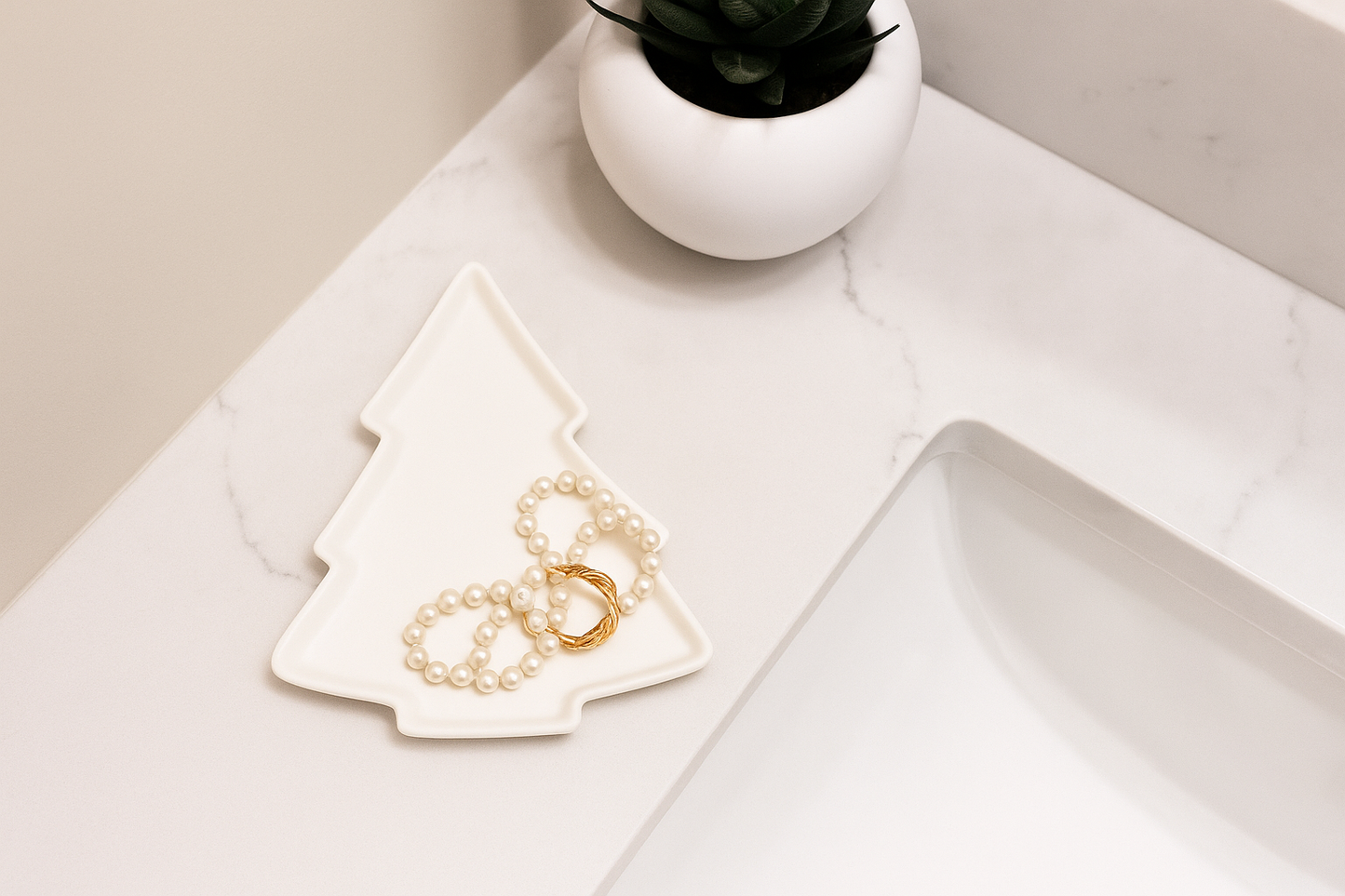 Christmas Tree Ceramic Tray-1