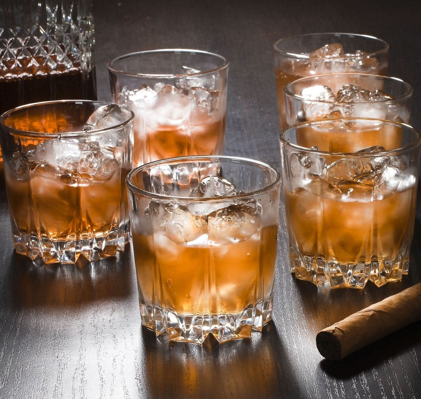 Pasabahce Erika Double Old Fashioned Glasses - Set of 4