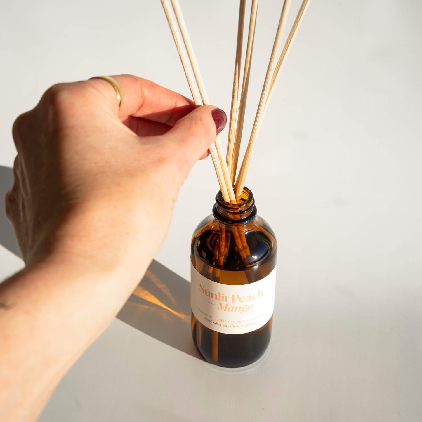 Sunlit Peach + Mango Reed Diffuser