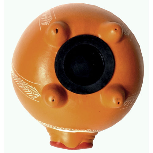 Banco Cerdito Cerámico Naranja