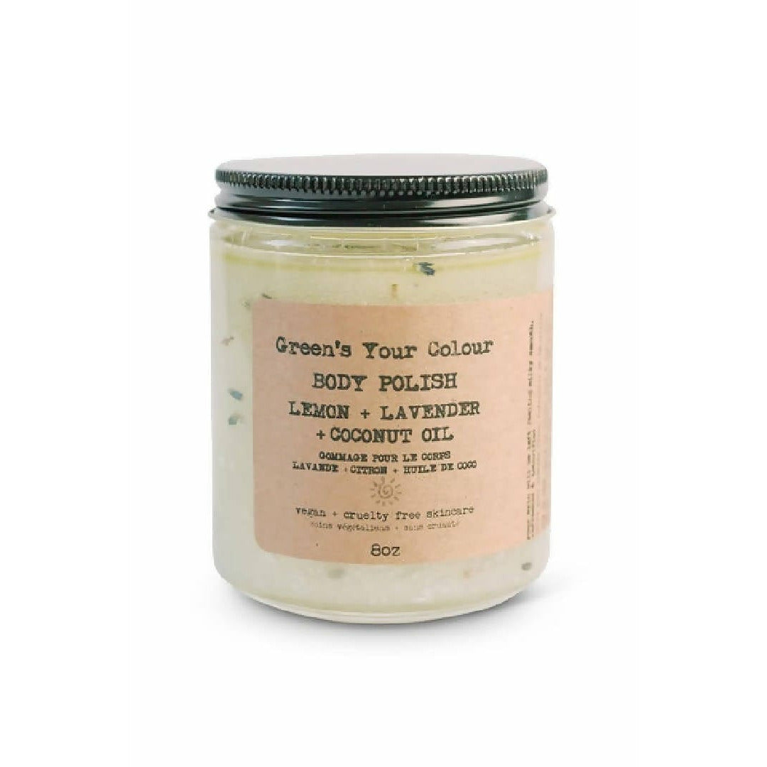 Gommage Corporel Citron + Lavande + Huile de Noix de Coco