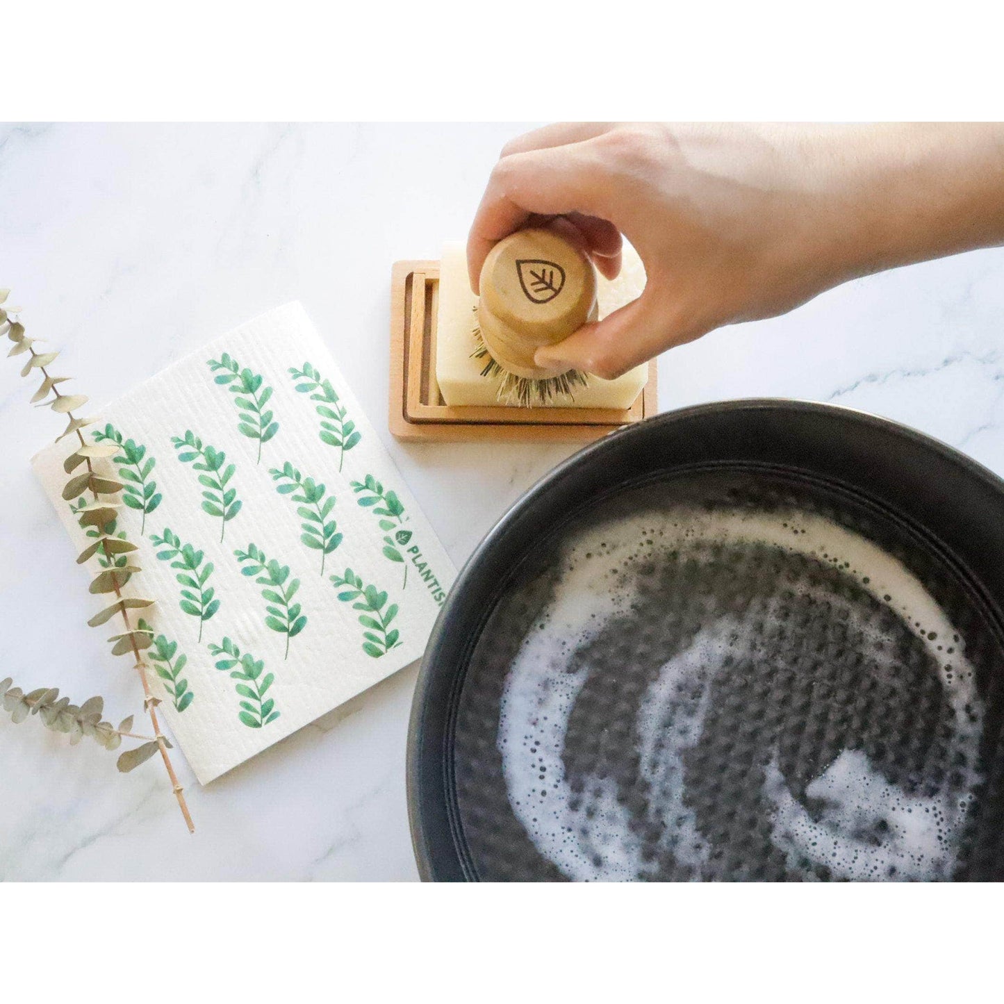 Juego de cepillos de cocina Zero Waste - Kit de cepillos