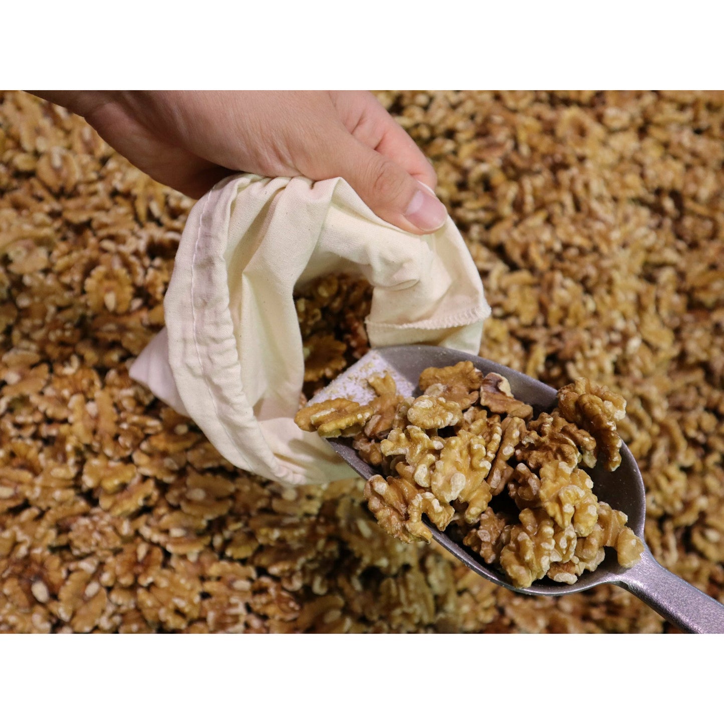 Lot de 3 sacs en mousseline de coton bio