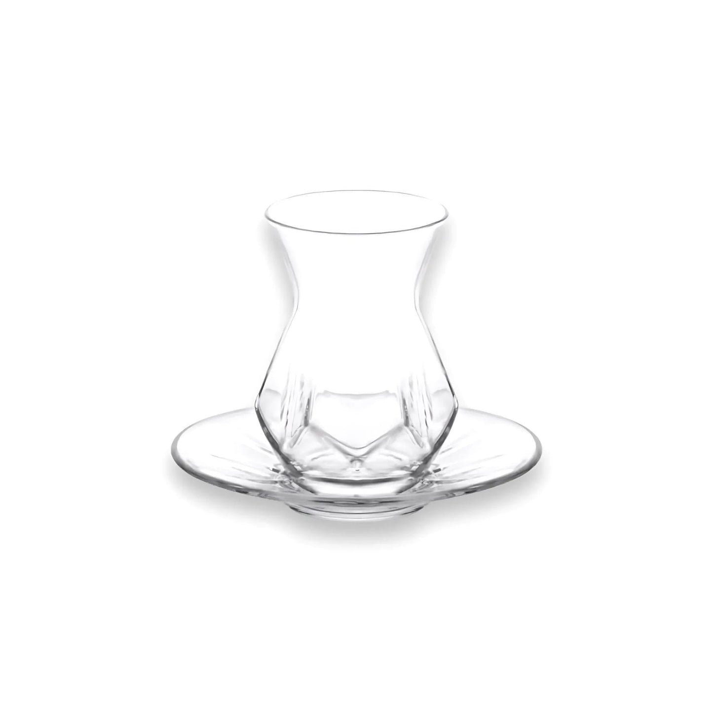 Teacup & Saucer Set 5.5 Oz - LAV ALYA - Set of 12