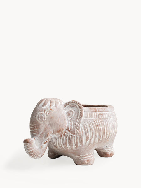 Terracotta Pot - Elephant