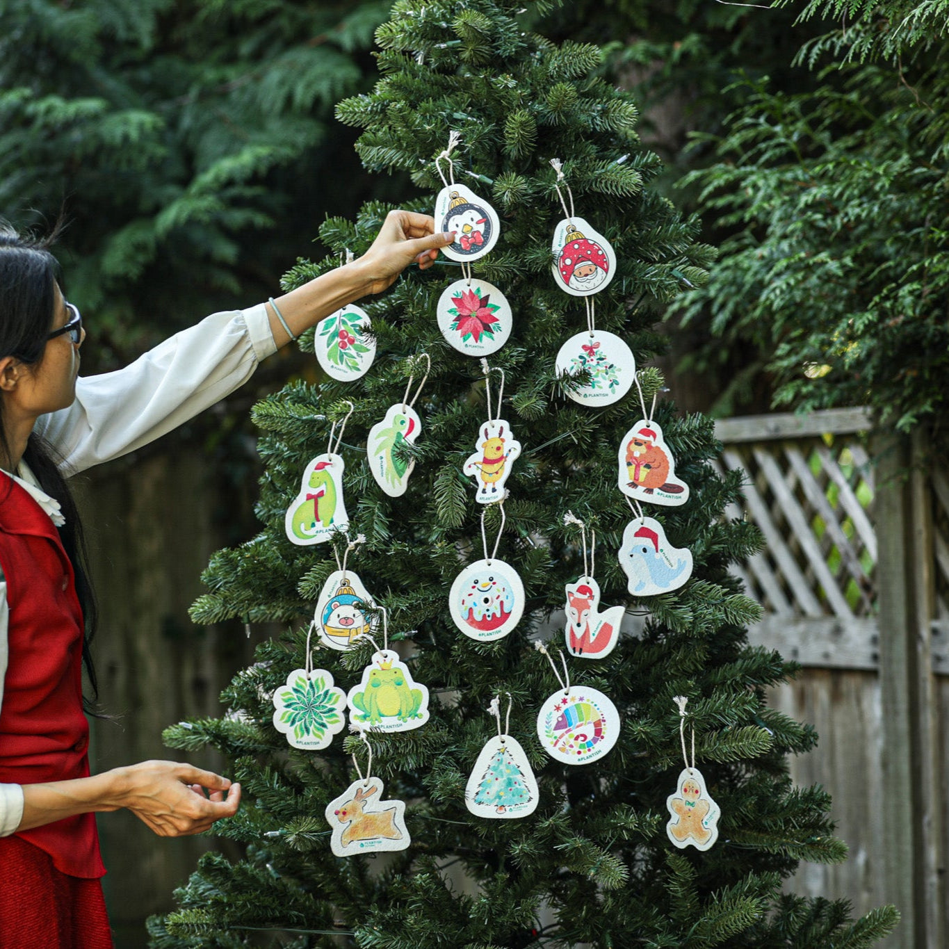 Set of 9 Holiday Ornaments Pop up Sponge (Holiday Exclusive)