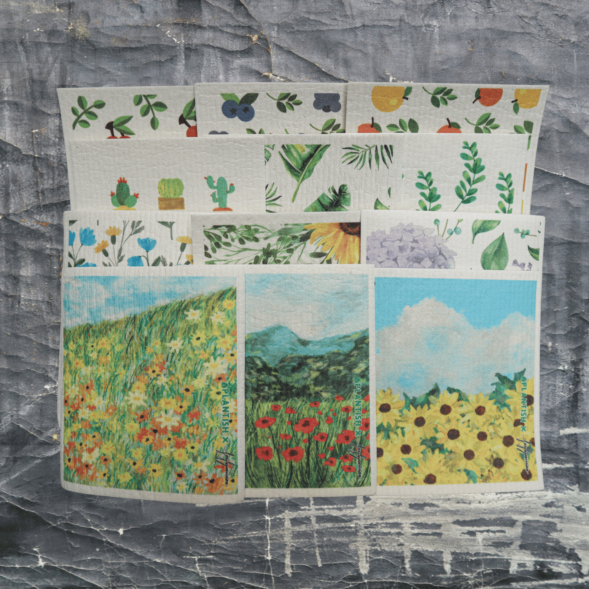 12-Month Supply of Swedish Sponge Cloths-1