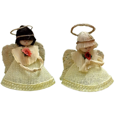 Jute Angel Ornament from Ecuador-0