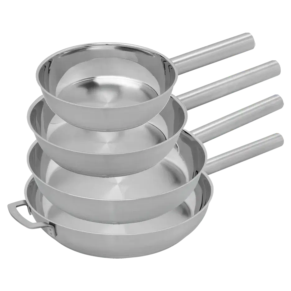 COMBEKK | Stainless Steel Fry Pan Set of 4-0