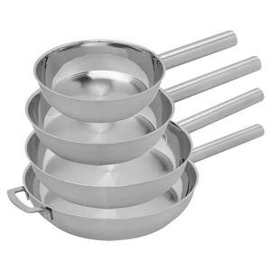 COMBEKK | Stainless Steel Fry Pan Set of 4-0