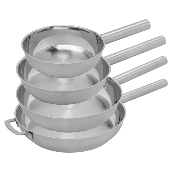 COMBEKK | Stainless Steel Fry Pan Set of 4-0