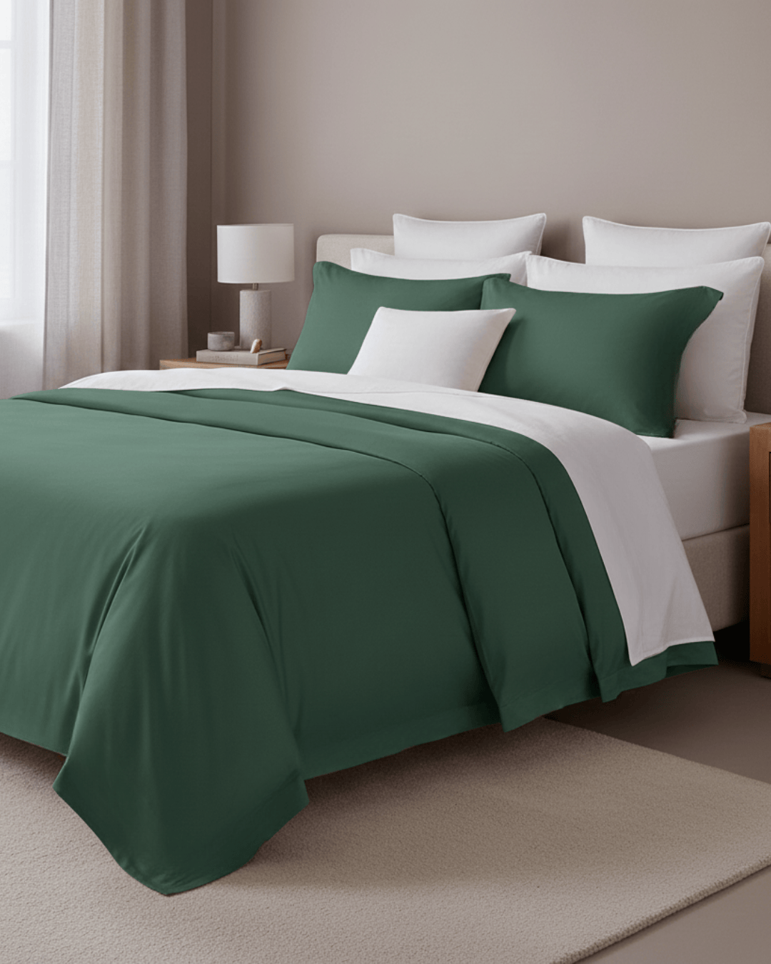 Refined Collection Sateen Duvet Cover Set- Various Colours