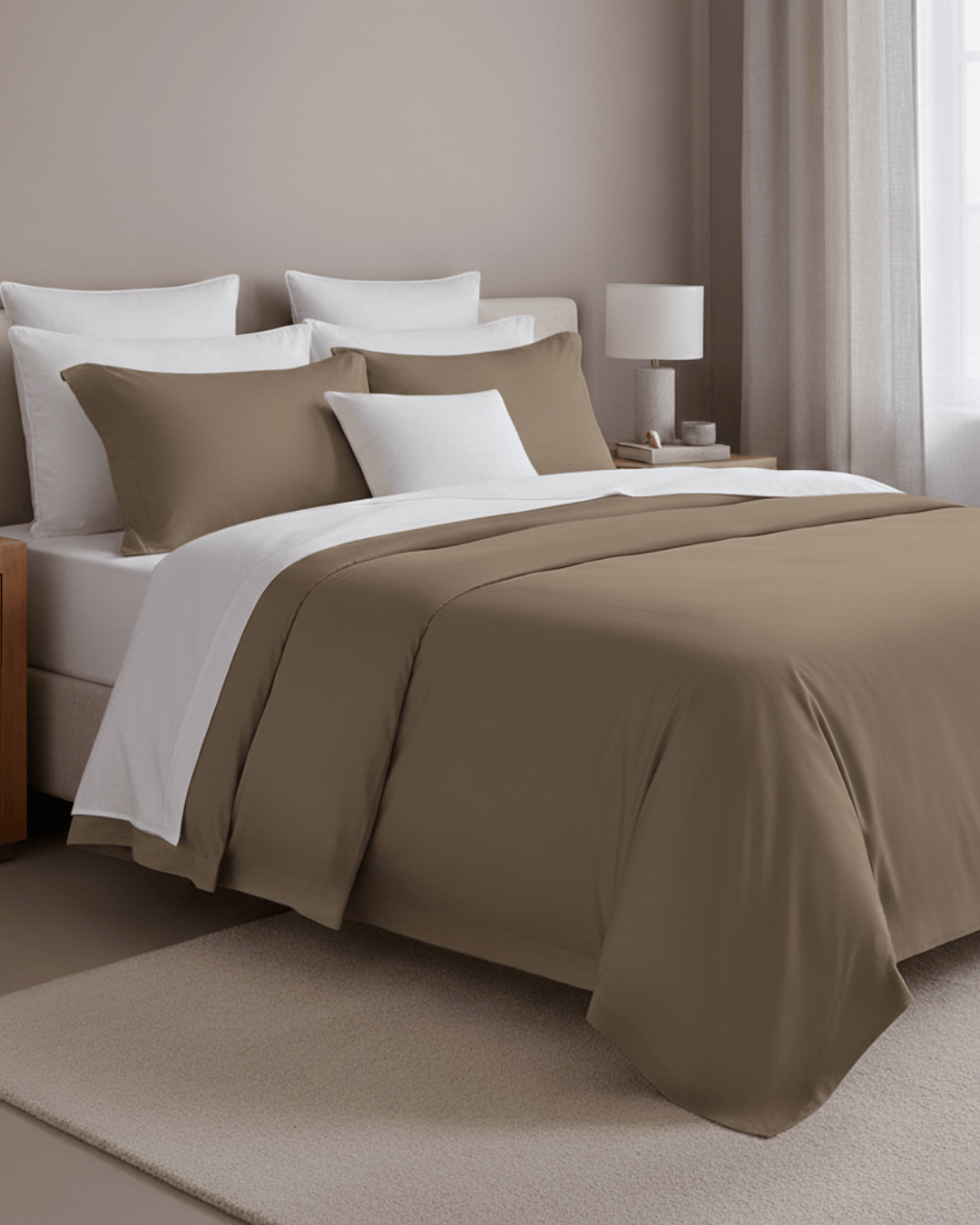 Refined Collection Sateen Duvet Cover Set- Various Colours