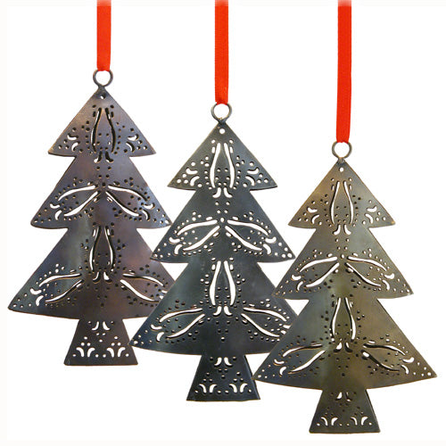 Recycled Metal Christmas Tree Ornament-3