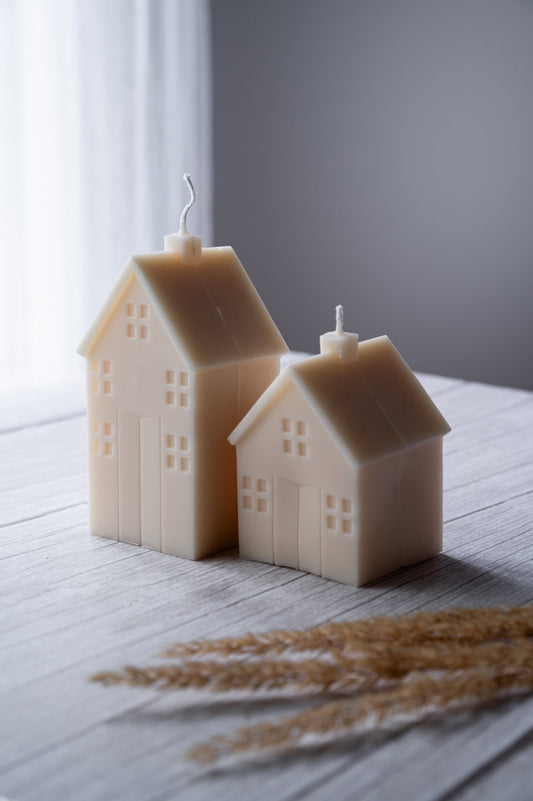 Christmas - 3D House Candle