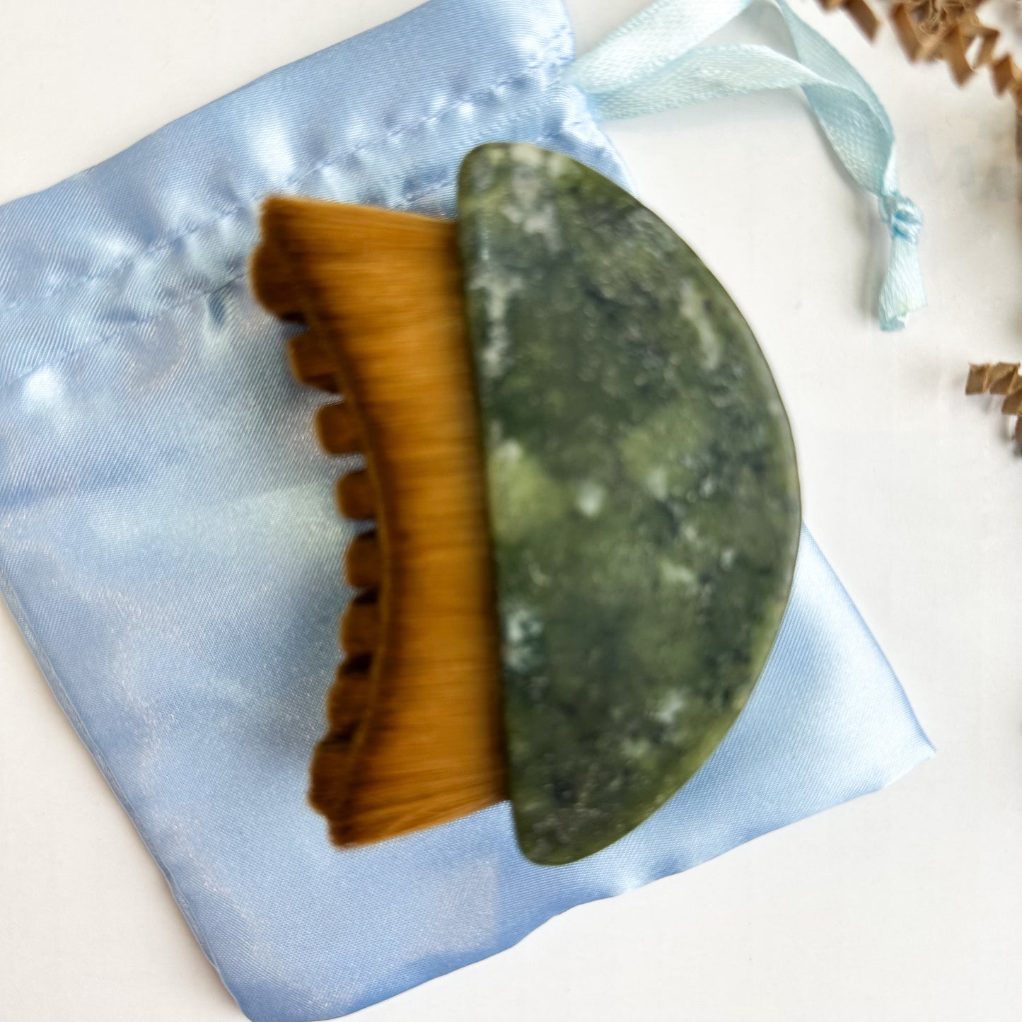 Natural Jade Lymphatic Brush