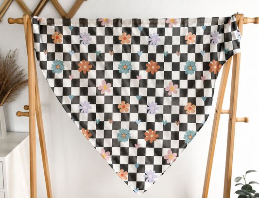 Large Punky Bloom Swaddle/Grande Mousseline de Bambou Punky bloom