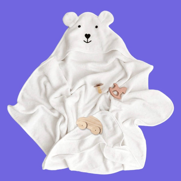 Hooded Baby Bath Beach Towel - 100% Cotton