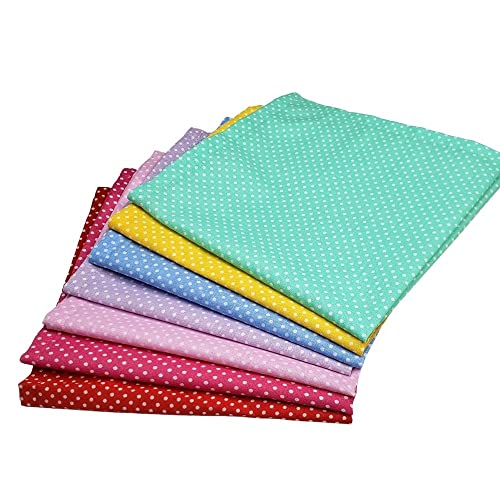 Charlo's Set of 4 Pink Polka Dot 100% Cotton Cloth Napkins 15" by 15" Washable Reusable-4