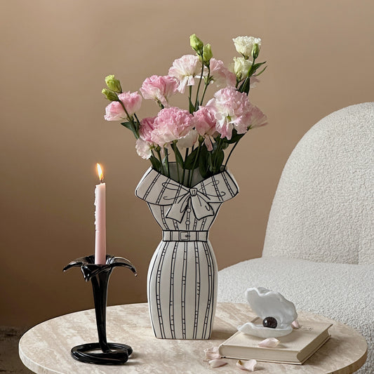 Dress-Inspired Ceramic Vase-0