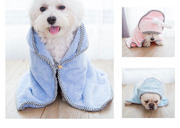 Pet bathrobe-1