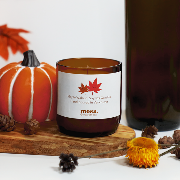 Maple Walnut Scented Soy Candle-1