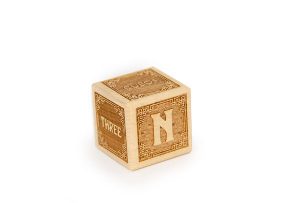 Classic Wooden Alphabet Block-17