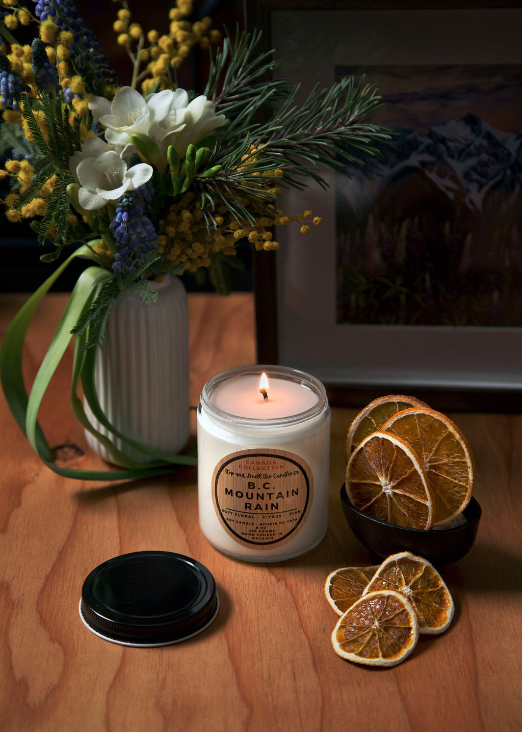 BC Mountain Rain Soy Candle - 8oz