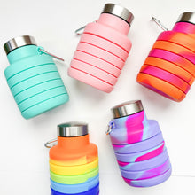 Reusable Collapsible Silicone Bottles