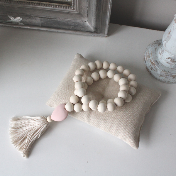 ‘Love’ Beads - Blush Pink-1