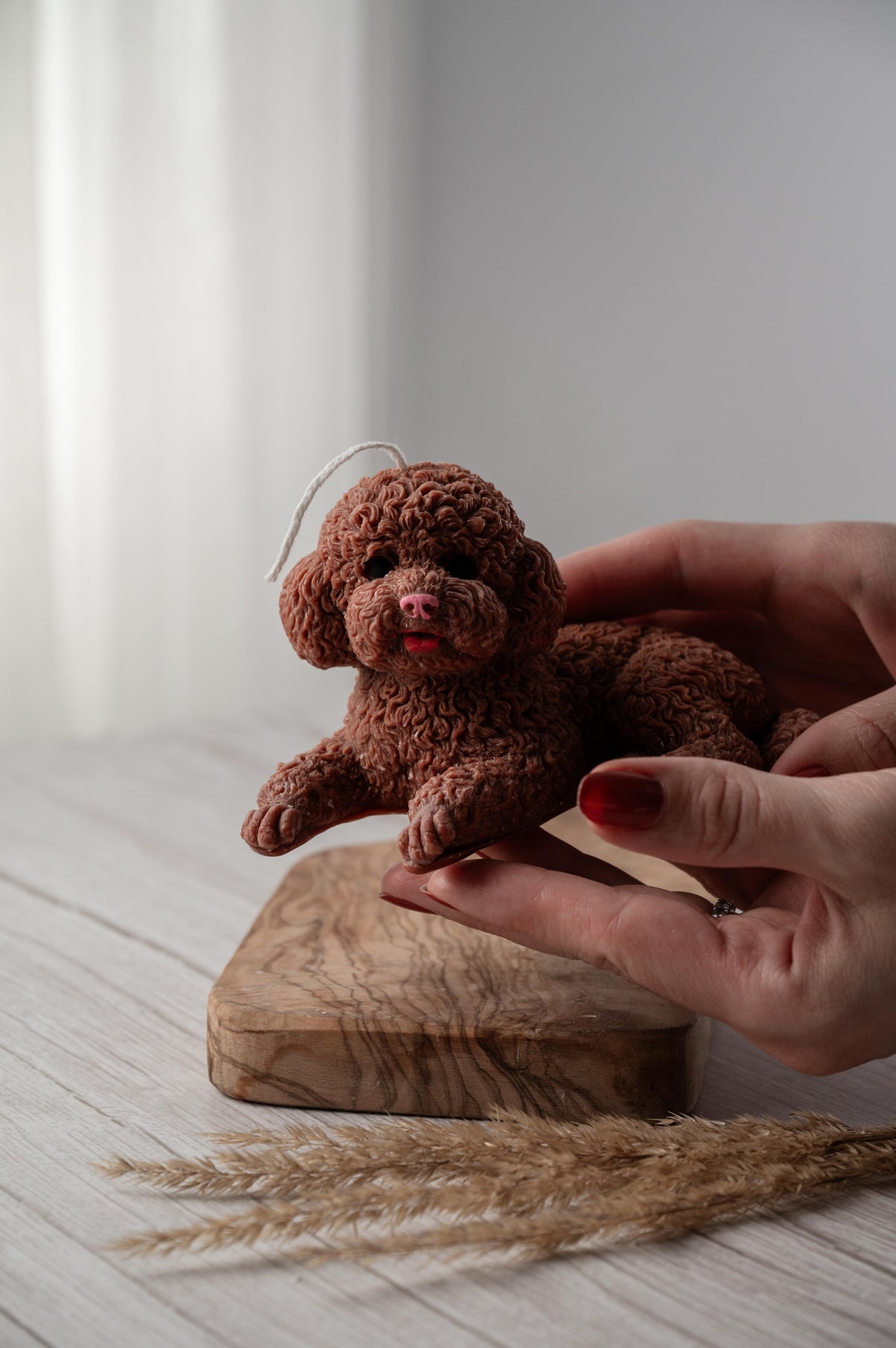 Brown Puppy Dog Candle - Limited Edition