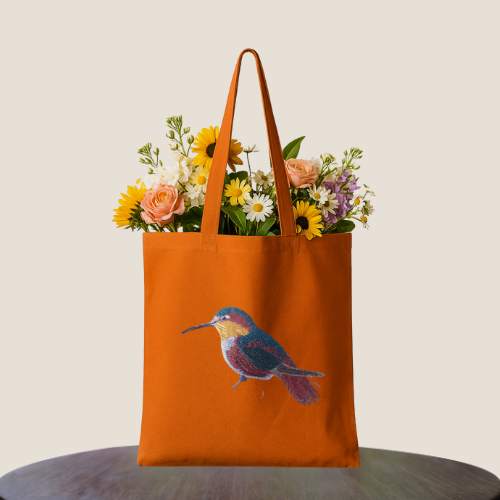 Canvas Tote - Humming Bird