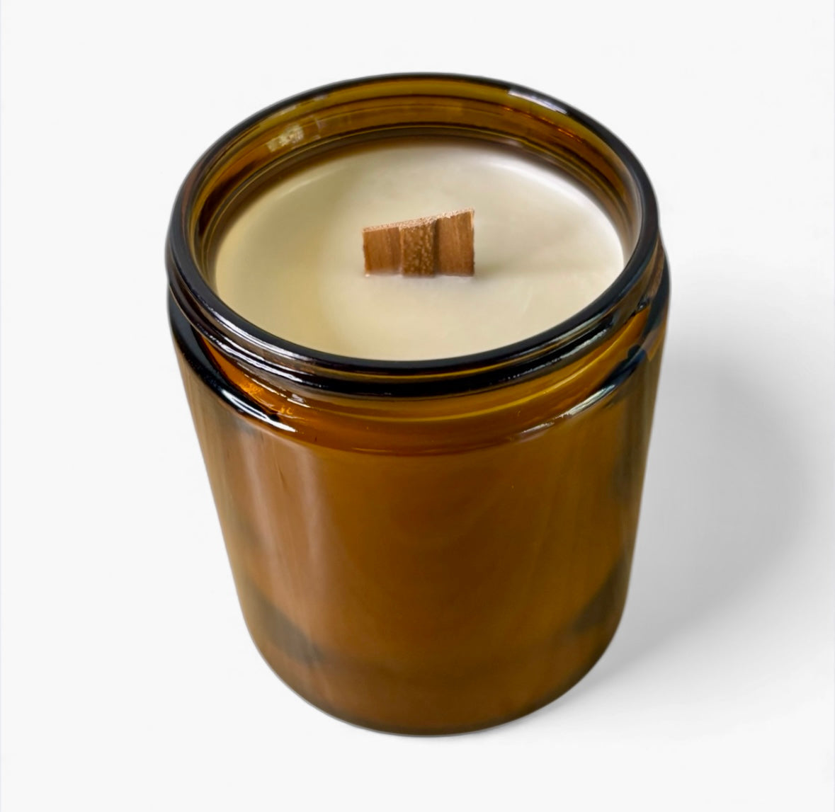 8oz Woodwick Soy Candle – Hand-Poured, Crackling Wick, Long-Lasting Scent