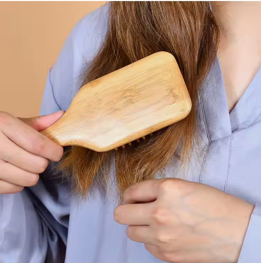 Bamboo Hairbrush | 100% Biodegradable & Eco-Friendly