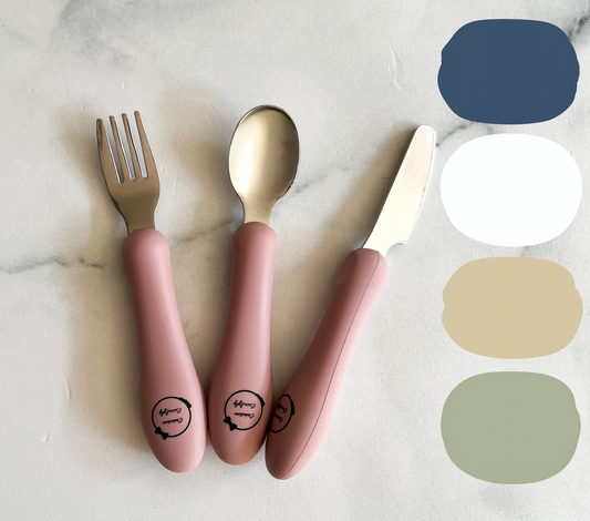 Stainless Steel Utensil trio/Trio D’ustensiles en Acier Inoxydable