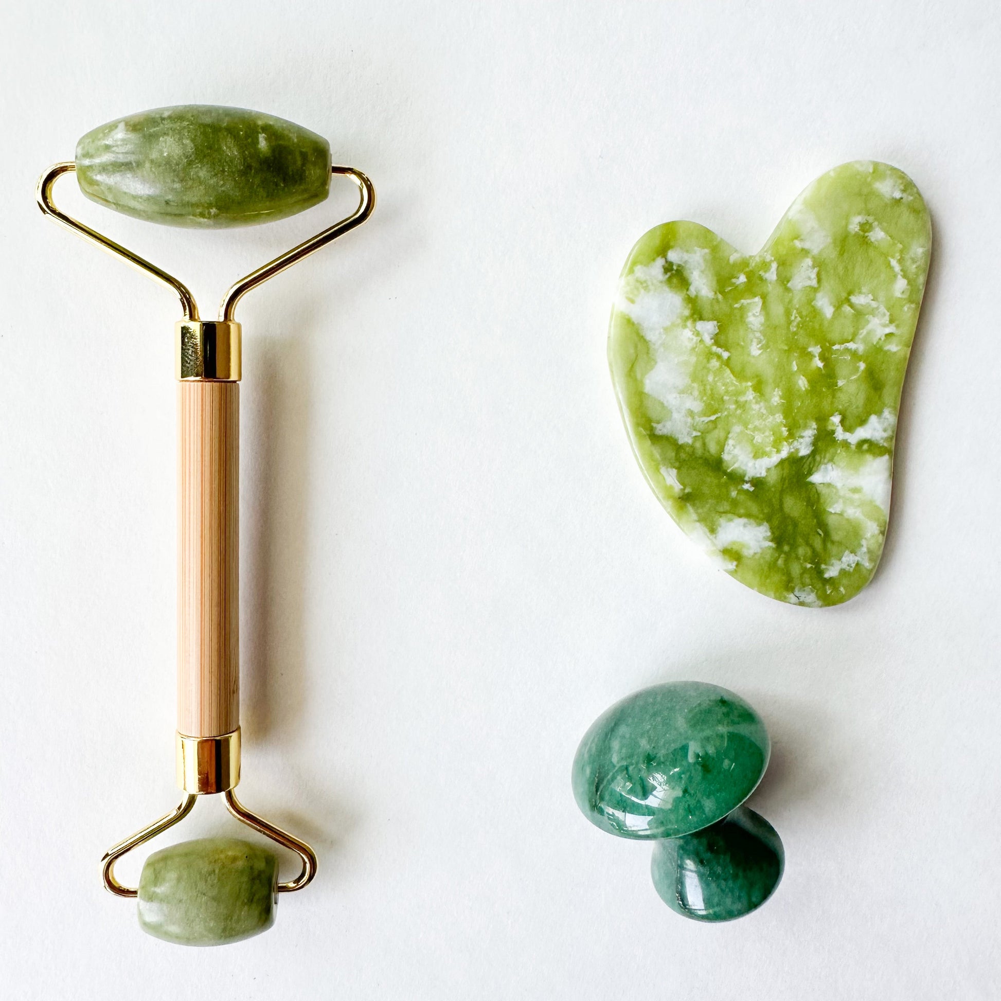 Ultimate Gua Sha Kit – Jade, Rose Quartz & Obsidian-0