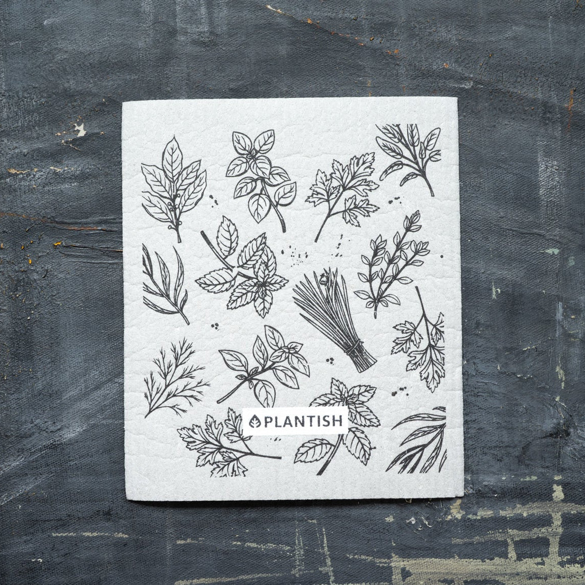 Healing Herbs - Swedish Sponge Cloth Set-4