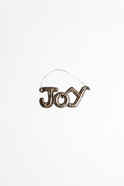 Metal Art Word Ornaments