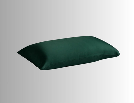 Silk Pillowcase  Dark Green (Envelope Style)