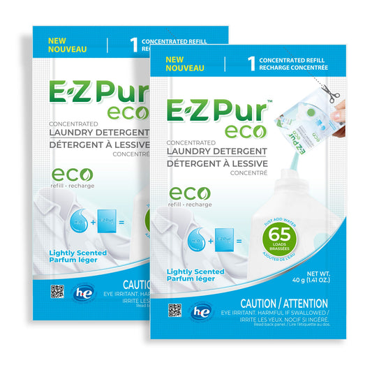 130 Loads- EZ Pur Eco Laundry Detergent- SCENTED
