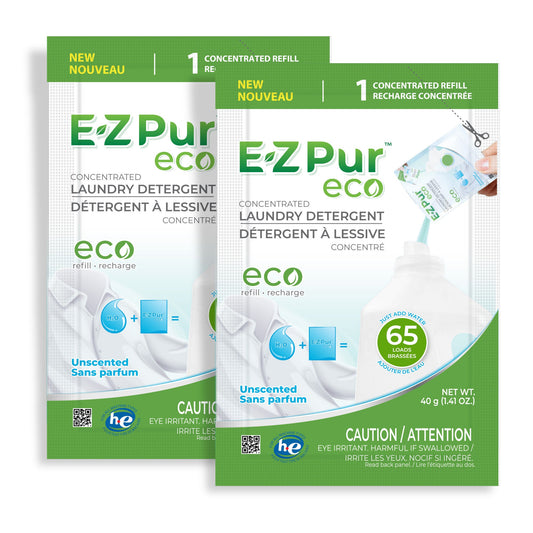 130 Loads- EZ Pur Eco Laundry Detergent- UNSCENTED