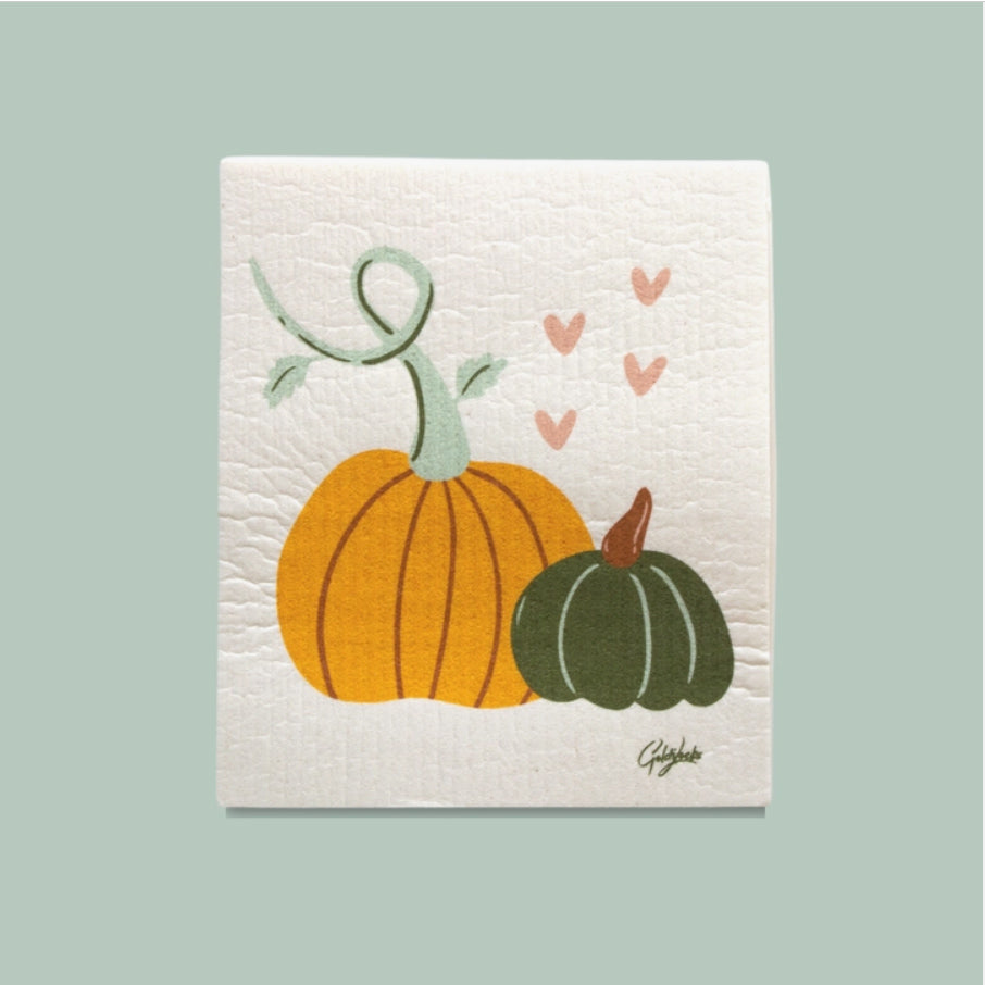 Pumpkin Patches Sponge Cloth