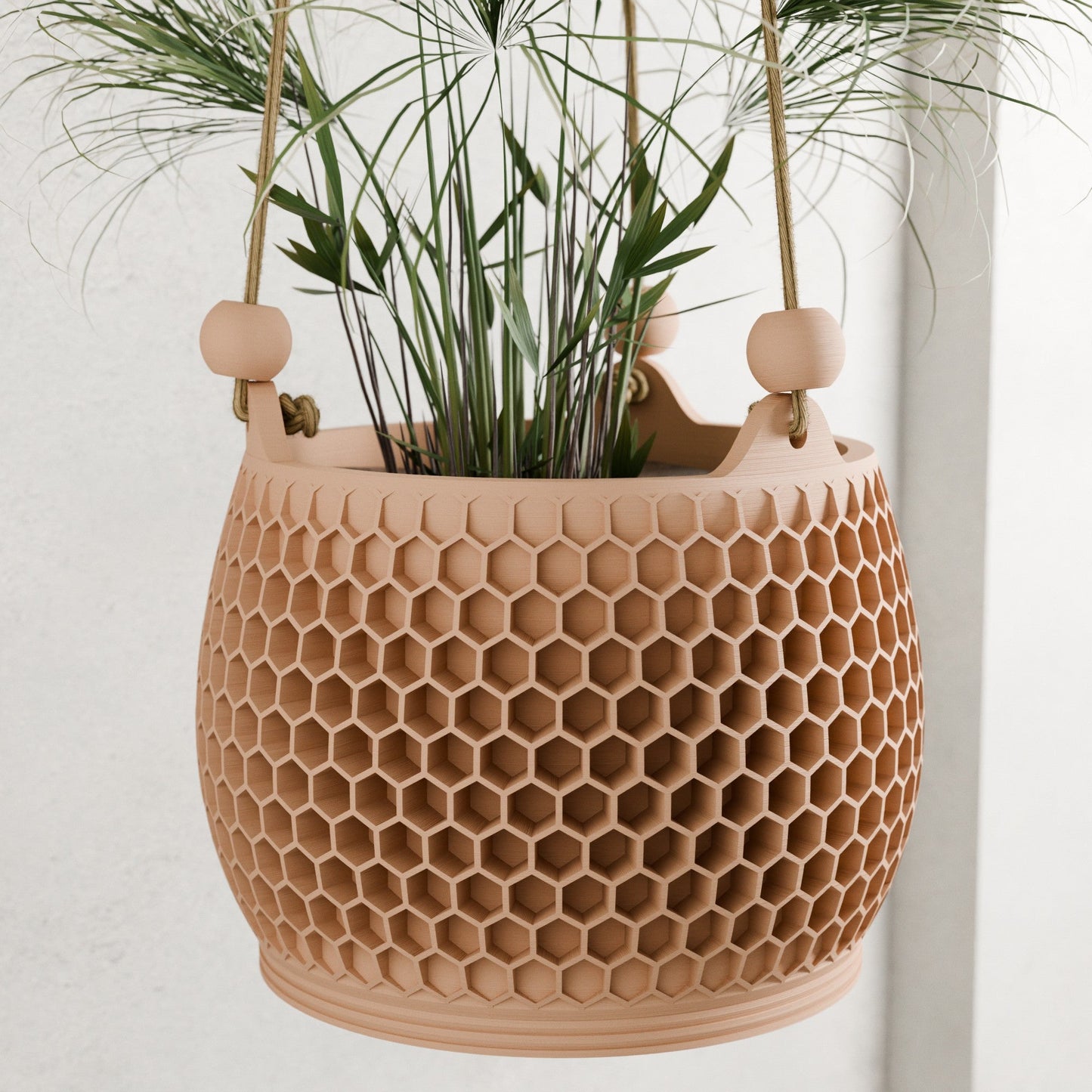 Hanging Honeycomb Planter-2