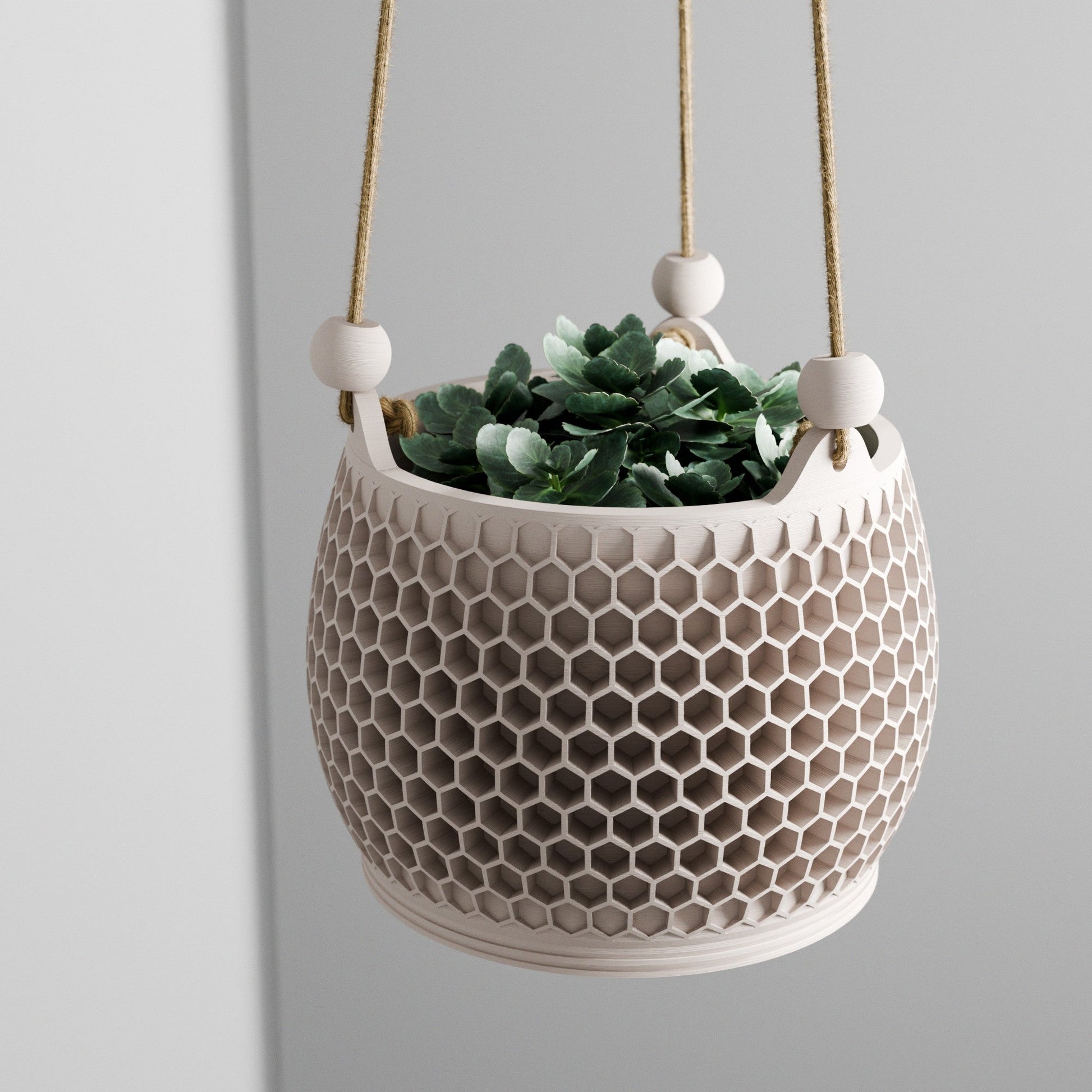 Hanging Honeycomb Planter-8